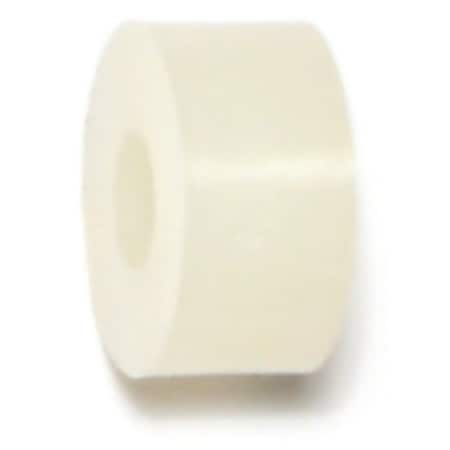 Midwest Fastener Round Spacer, #10 Screw Size, Nylon, 1/4 in Overall Lg, 25 PK 65788
